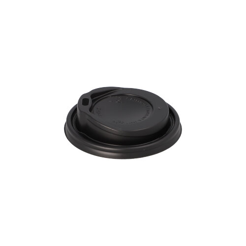 48000 Dom-Deckel, PS "To Go" rund Ø 8 cm · 2,4 cm schwarz