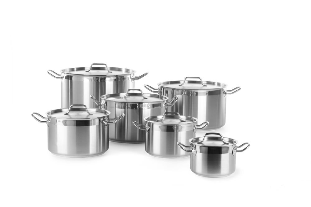 Kochtopf, mittel - mit Deckel, HENDI, Profi Line, 2L, ⌀160x(H)110mm Kochtopf, mittel - mit Deckel, HENDI, Profi Line, 23,5L, ⌀360x(H)230mm