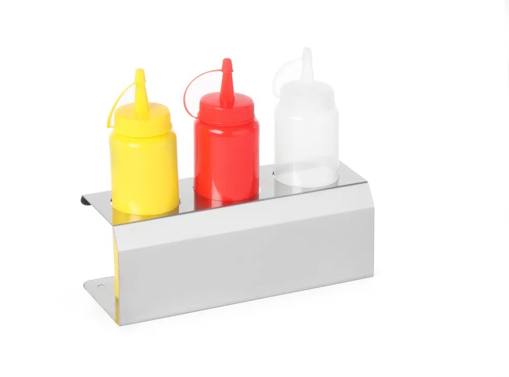 Spenderflaschen-Halter, 3-fach, ø50 mm, 209x80x(H)78mm Spenderflaschen-Halter, 3-fach, ø50 mm, 209x80x(H)78mm