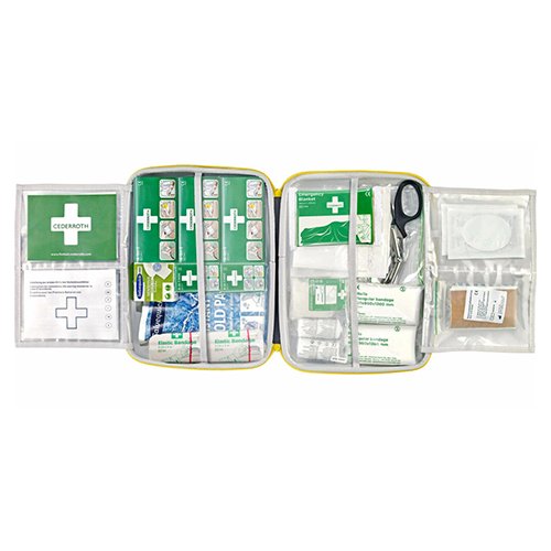 5 "Cederroth" First Aid Kit Large DIN 13157 26 cm x 31 cm x 8,6 cm grün