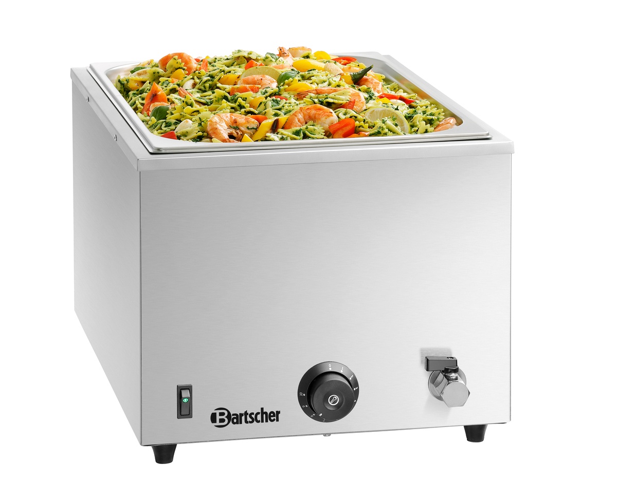 Bain Marie, 1/1GN, 200mm, mit Hahn