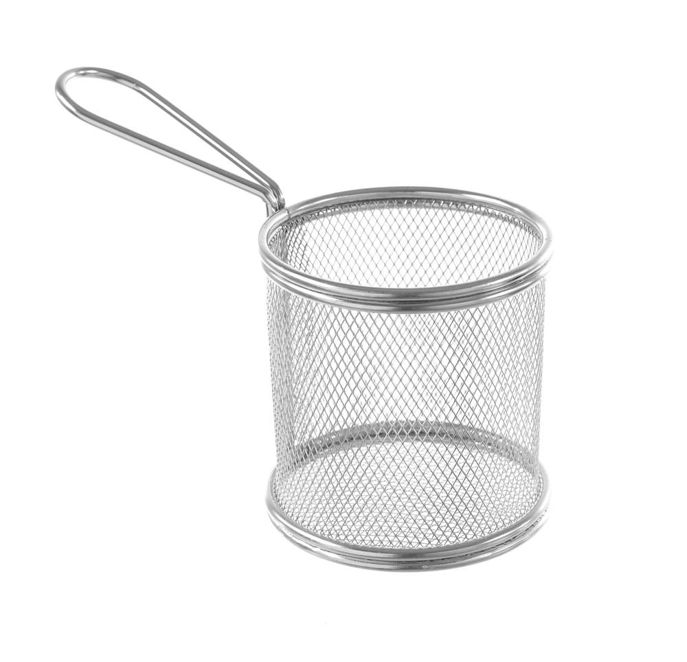 Miniatur-Snack-Frittierkörbe, HENDI, 90x90x(H)90mm Miniatur-Snack-Frittierkörbe, HENDI, 90x90x(H)90mm