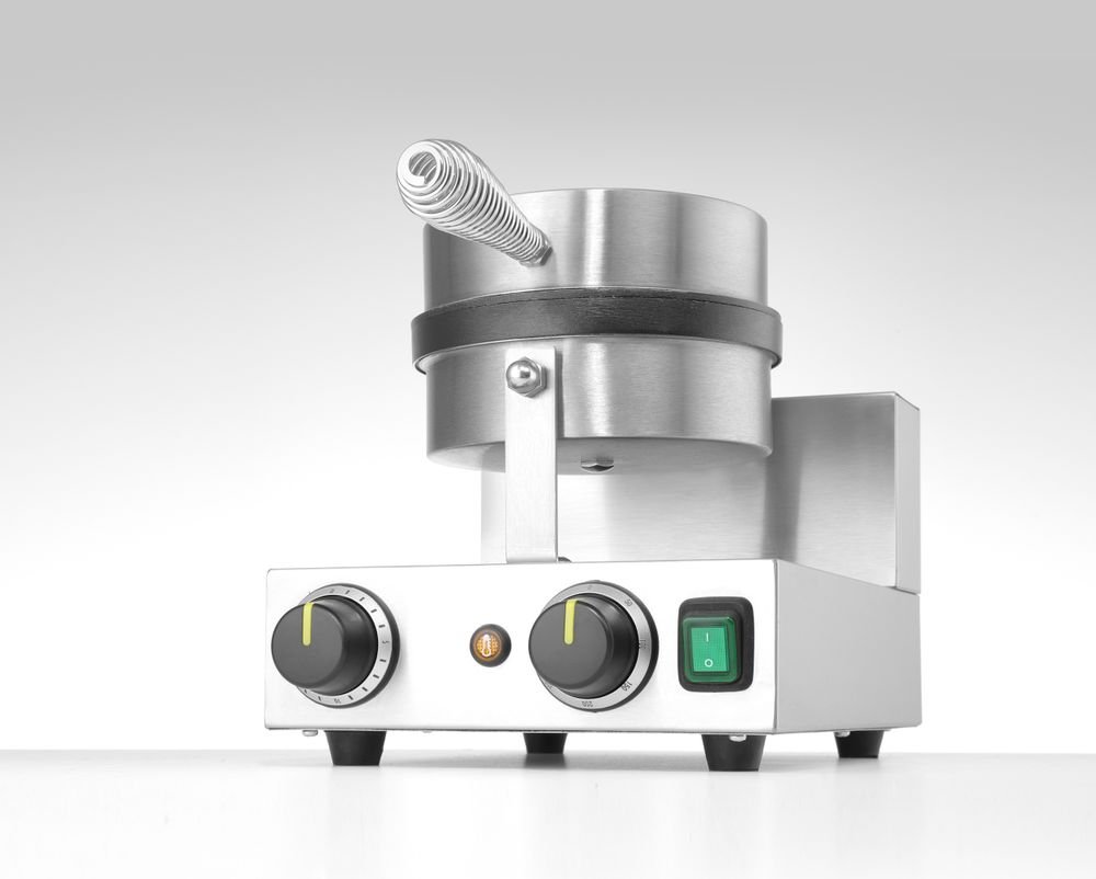 Waffeleisen rund, HENDI, 230V/1000W, 250x491x(H)285mm Waffeleisen rund, HENDI, 230V/1000W, 250x491x(H)285mm