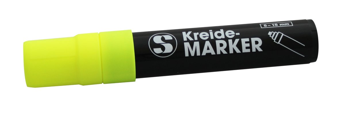 Kreidestift 15 mm, gelb