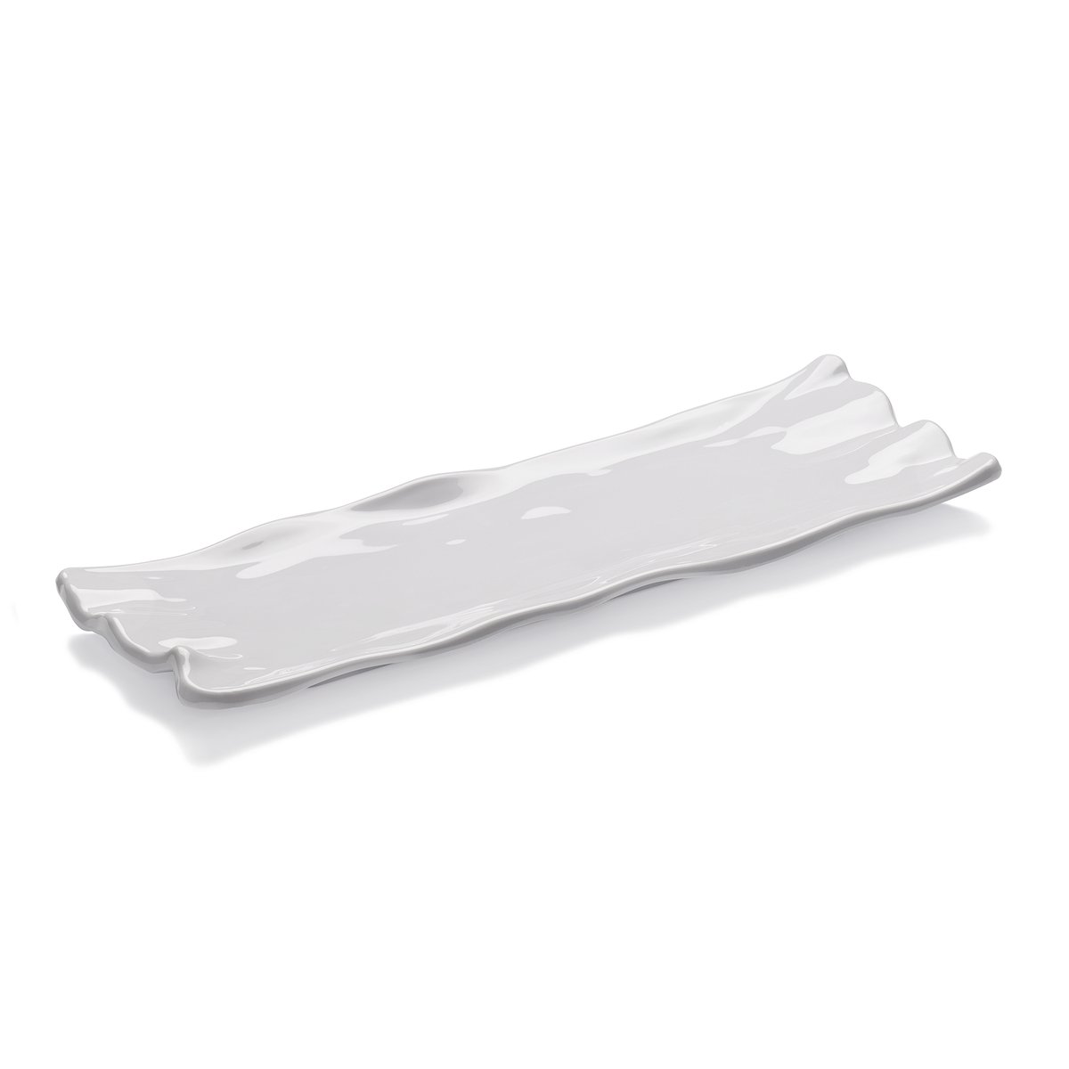 Platte Q Squared Ruffle Square, 53 x 17,8 x 4,5 cm