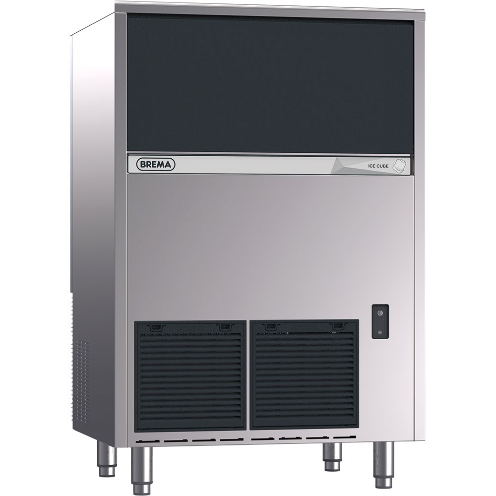 BREMA Eiswürfelbereiter luftgekühlt, 95kg/24h, Abmessung 738 x 600 x 1130 mm (BxTxH) Eiswürfelbereiter wassergekühlt, 95kg/24h, Abmessung 738 x 600 x 1130 mm (BxTxH)