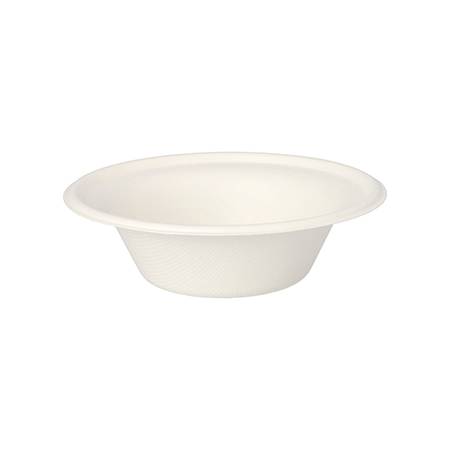 12000 Schalen, Zuckerrohr "pure" 380 ml Ø 15,5 cm · 4,6 cm weiss
