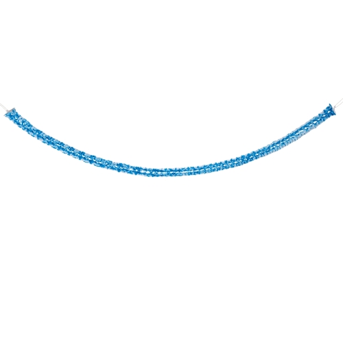 4480 Girlanden, Papier Ø 8 cm · 2 m "Bayrisch Blau - Mini" schwer entflammbar