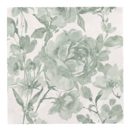 250 Servietten "ROYAL Collection" 1/4-Falz 40 cm x 40 cm dunkelgrün "Rose" 12500 Servietten "ROYAL Collection" 1/4-Falz 40 cm x 40 cm dunkelgrün "Rose"