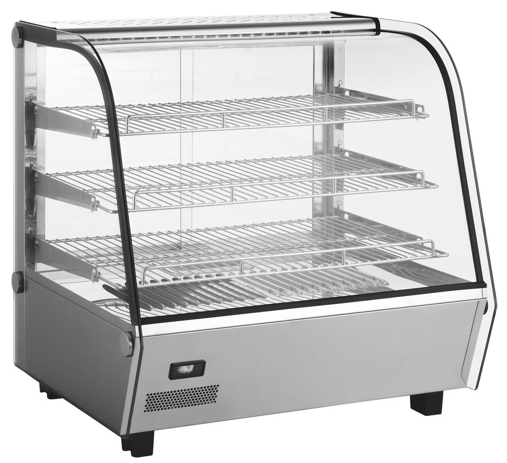 Beheiztes Thekendisplay, HENDI, 120 Liter, 230V/1100W, 685x575x(H)680mm