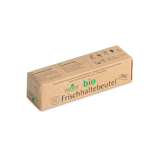 35 "Naturapackaging" Frischhaltebeutel Mater-Bi 2 l 21 cm x 32 cm in Faltschachtel 82320 "Naturapackaging" Frischhaltebeutel Mater-Bi 2 l 21 cm x 32 cm in Faltschachtel