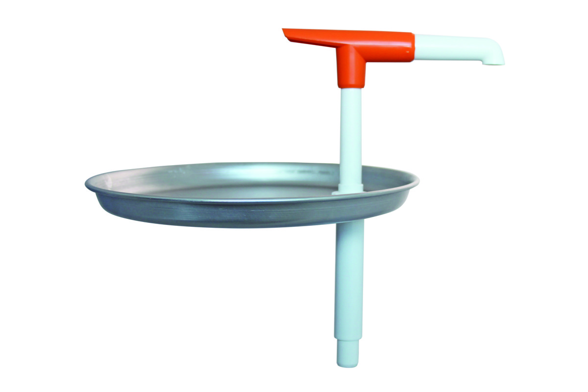 Deckel inklusive Pumpe weiss/orange Deckel inklusive Pumpe weiss/orange