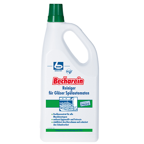 Dr. Becher Becharein Reiniger 2 l für Gläserspülautomaten Dr. Becher Becharein Reiniger 2 l für Gläserspülautomaten