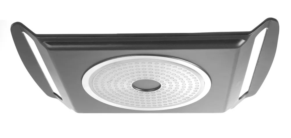 Grillplatte für Induktionskocher, 390x260x(H)35mm Grillplatte für Induktionskocher, 390x260x(H)35mm