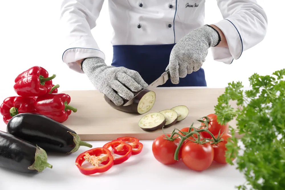 Schnittfeste Handschuhe, zertifiziert – 2 Stk., (L)260mm