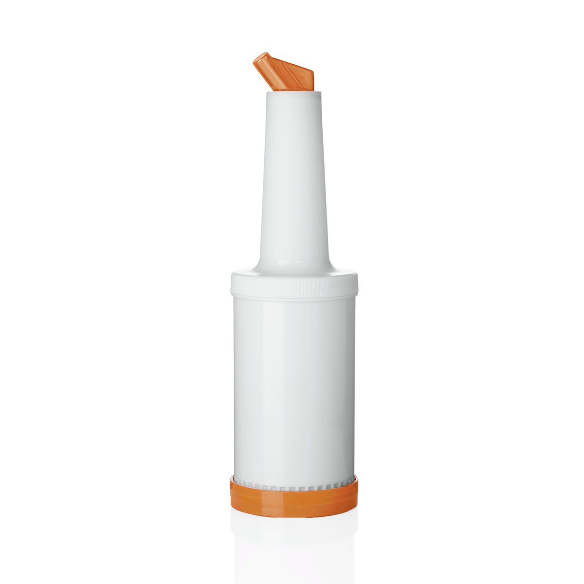 Dosier- und Vorratsflasche 1 L Höhe 32 cm orange