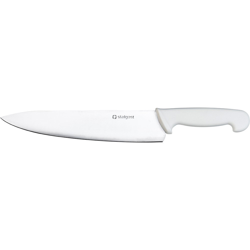 Stalgast Kochmesser, HACCP, Griff weiß, Edelstahlklinge 25 cm Kochmesser, HACCP, Griff weiß, Edelstahlklinge 25 cm