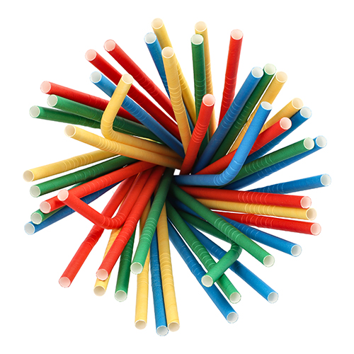 1000 Shake-Halme Papier Ø 8 mm · 25 cm farbig sortiert flexibel