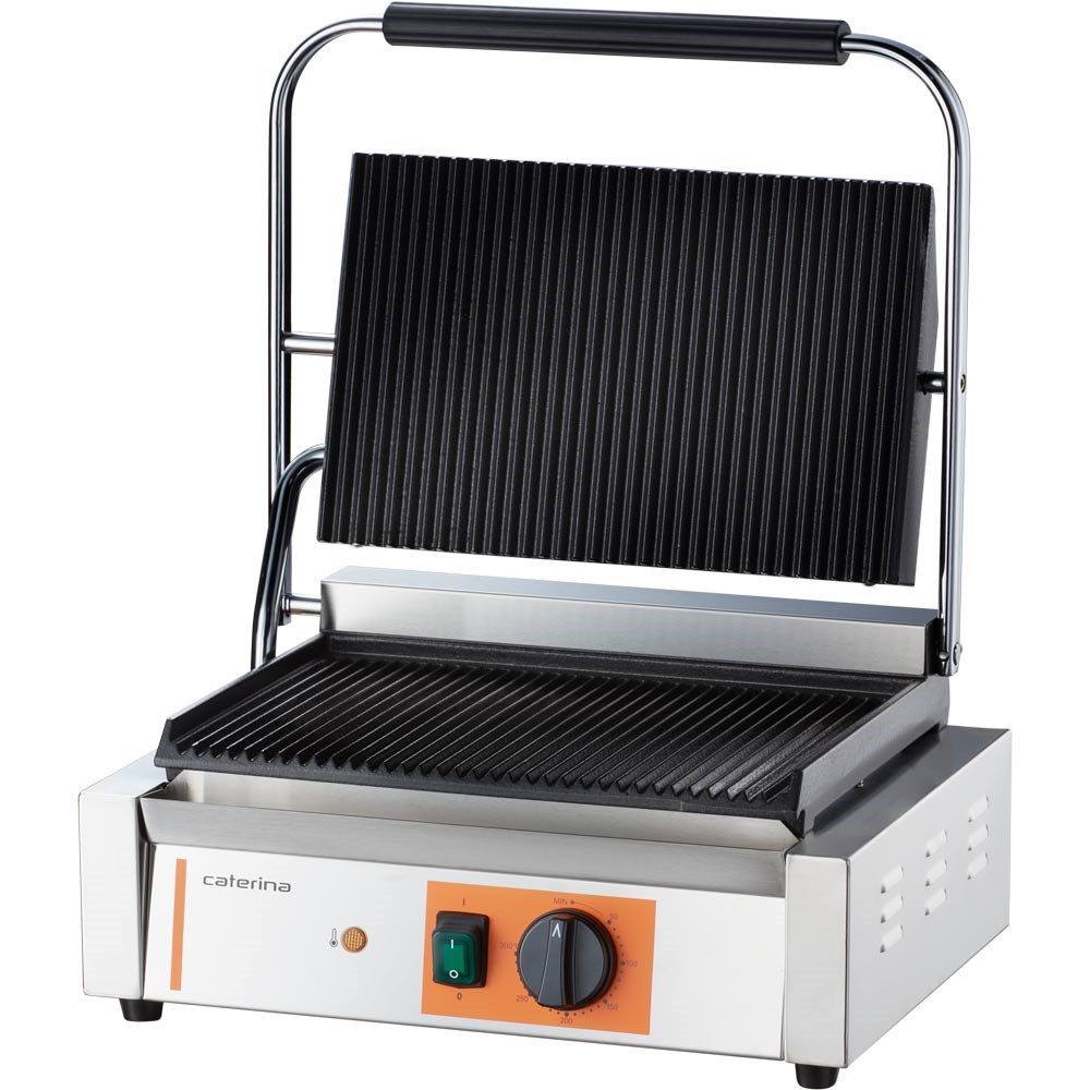 Paninigrill CATERINA, 430x360x200 mm (BxTxH), 2,2 kW Paninigrill CATERINA, 430x360x200 mm (BxTxH), 2,2 kW
