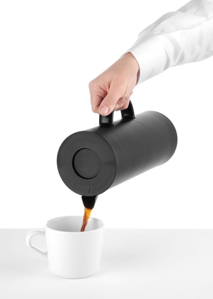 Isolierkanne, HENDI, 1L, Schwarz, ⌀110x(H)289mm Isolierkanne, HENDI, 1L, Schwarz, ⌀110x(H)289mm