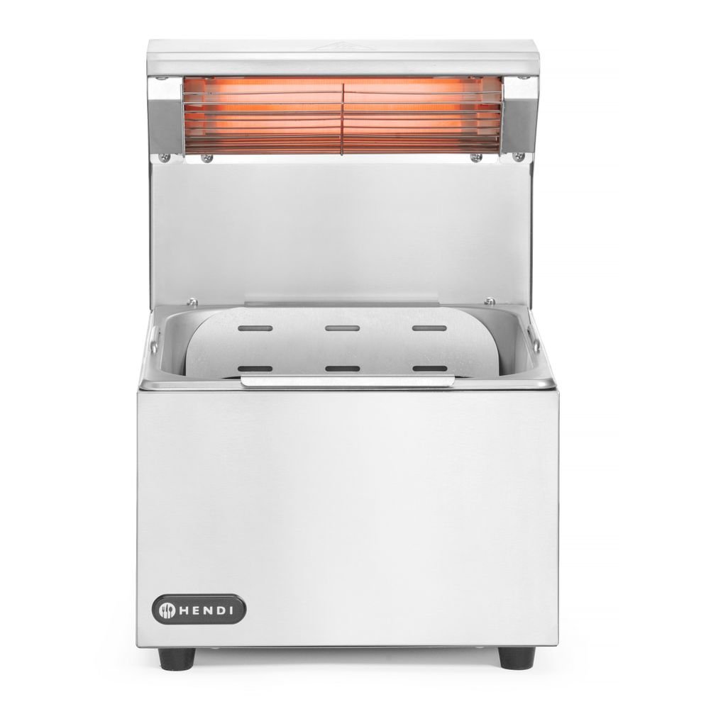 Pommes-frites-Wärmer, GN 1/2, 220-240V/400W, 357x267x(H)376mm Pommes-frites-Wärmer, GN 1/2, 220-240V/400W, 357x267x(H)376mm