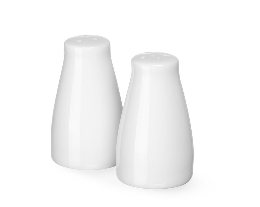 Salz- und Pfefferstreuer Set, HENDI, Pfeffer & Salz, ⌀42x(H)80mm