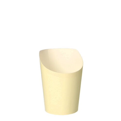 27000 Snackbecher, Pappe "To Go" 0,16 l Ø 7,5 cm · 9,9 cm beige