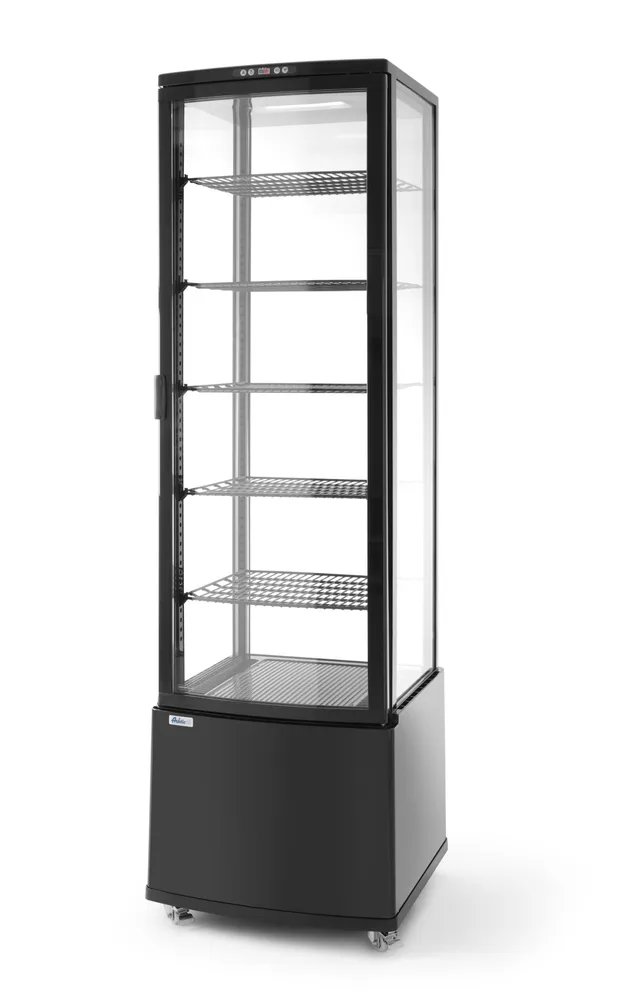 Kühlvitrine 270 Liter, Arktic, Schwarz, 230V/290W, 556x526x(H)1913mm