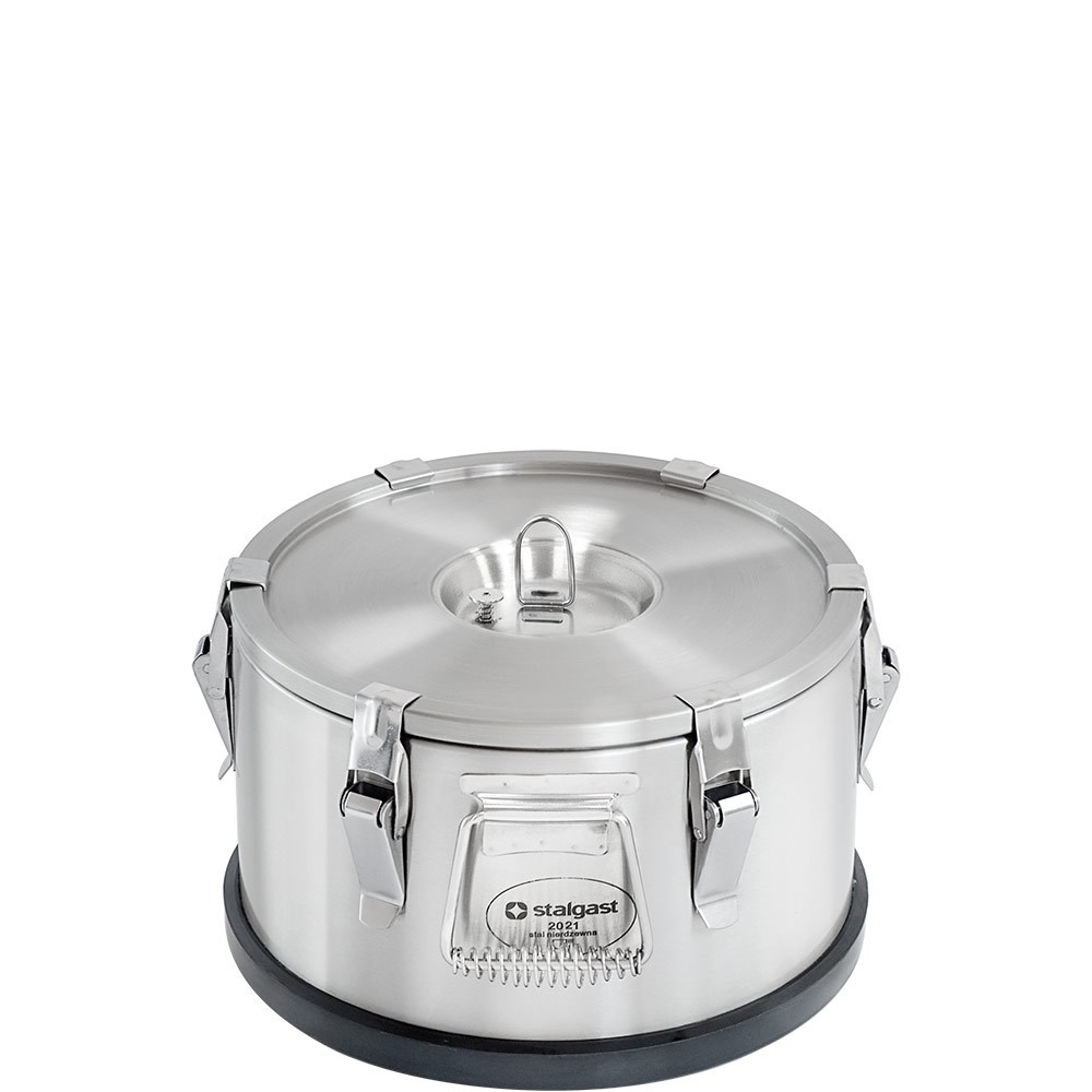 Thermobehälter aus rostfreiem Edelstahl, 10 Liter Thermobehälter aus rostfreiem Edelstahl, 10 Liter