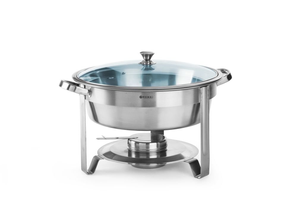 Chafing Dish - rund, HENDI, Kitchen Line, 3,5L, ⌀390x(H)270mm Chafing Dish - rund, HENDI, Kitchen Line, 3,5L, ⌀390x(H)270mm
