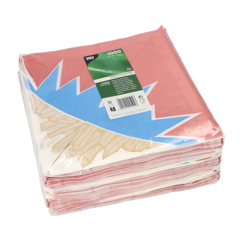 80000 Pommes-Frites-Spitztüten, Pergament-Ersatz, gefäd. 32 cm x 23 cm x 32,5 cm "Zick-Zack" Füllinhalt 250 g, fettdicht