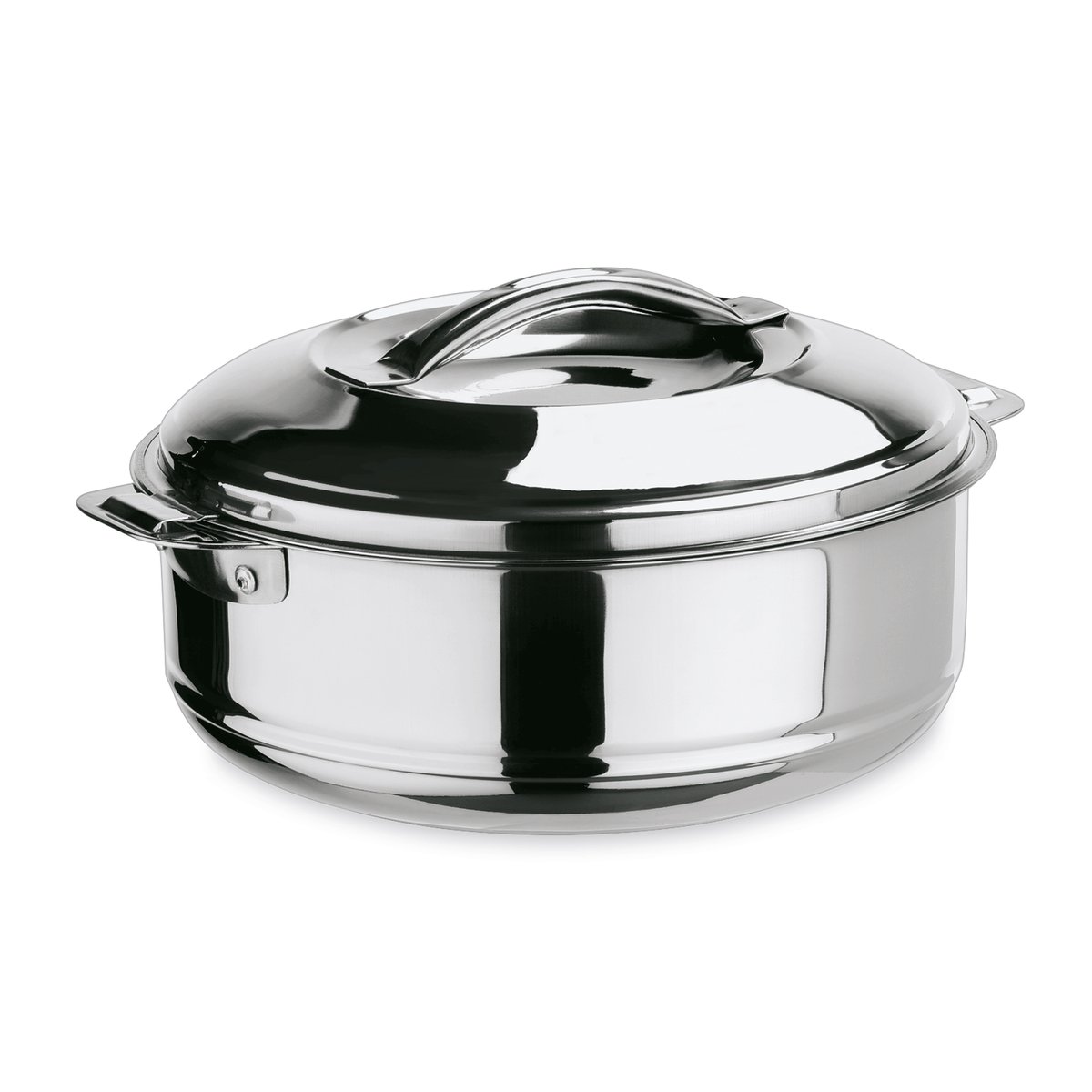 Thermospeisetransportbehälter 1,2 L, Ø 19 cm, (H) 11,5 cm Thermospeisetransportbehälter 6 L, Ø 33 cm, (H) 17 cm