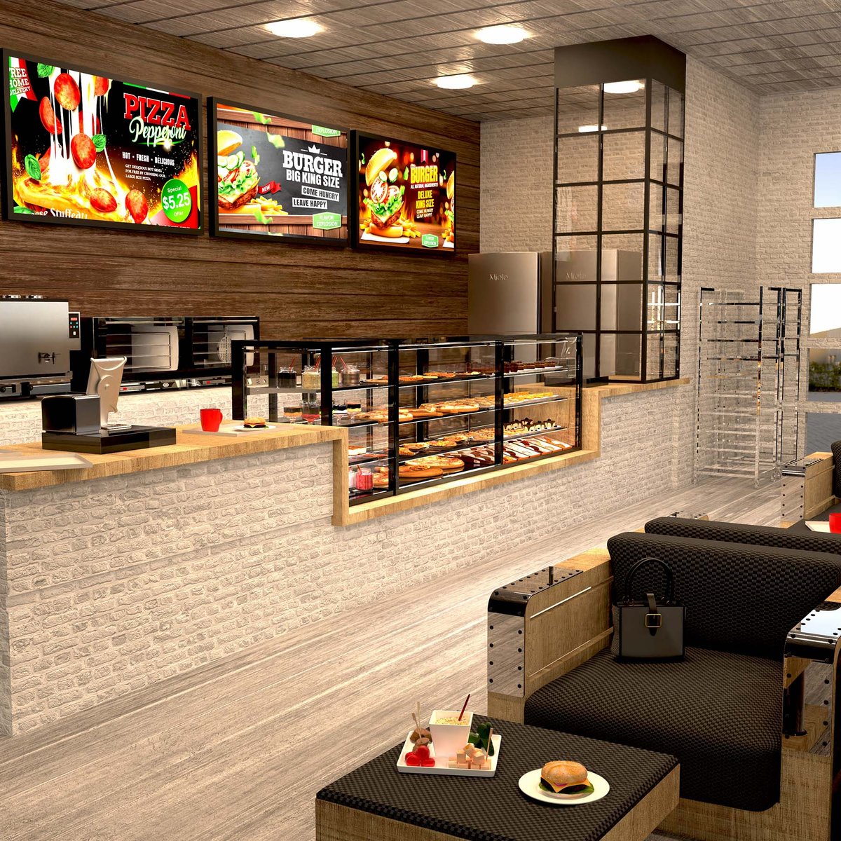 Design-Kühlvitrine Intergra DP-60-80 Für Drop-in Einbau in Theke