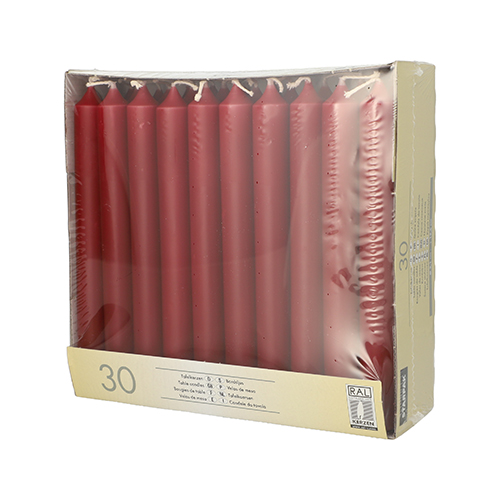 6240 Tafelkerzen Ø 2,1 cm · 19,6 cm bordeaux