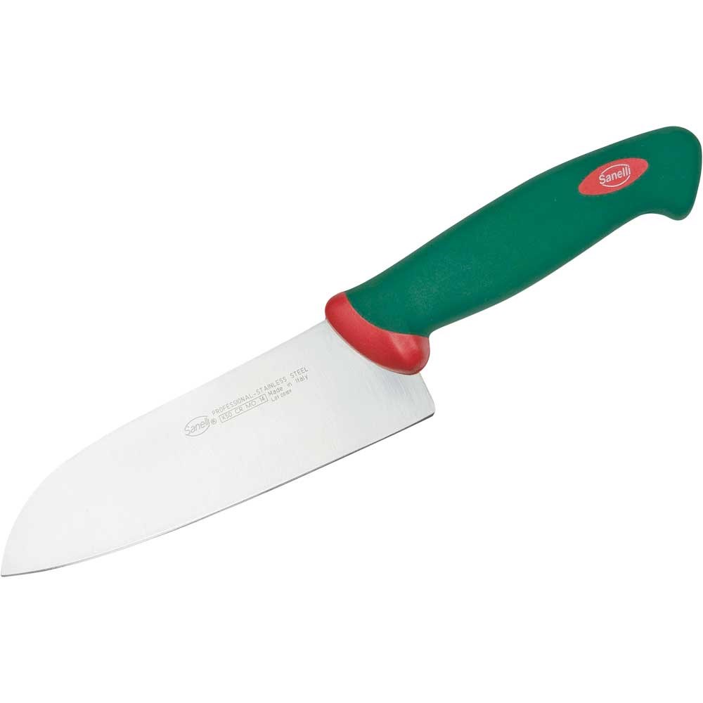 Sanelli Santoku-Messer, ergonomischer Griff, Klingenlänge 16 cm Sanelli Santoku-Messer, ergonomischer Griff, Klingenlänge 16 cm