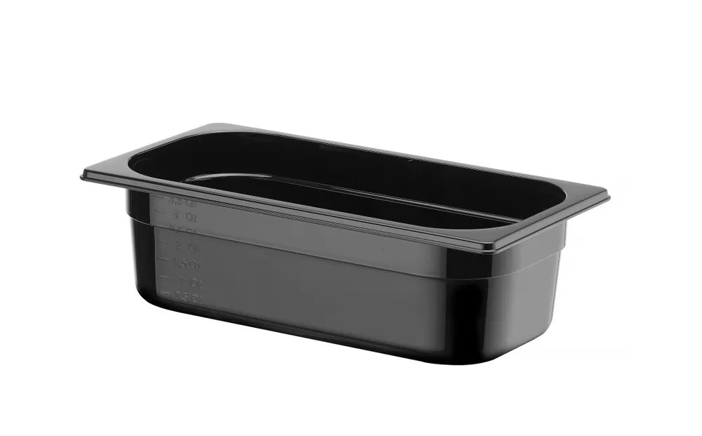 Gastronorm-Behälter 1/3, Profi Line, GN 1/3, 4L, Schwarz, 325x176x(H)100mm Gastronorm-Behälter 1/3, Profi Line, GN 1/3, 4L, Schwarz, 325x176x(H)100mm