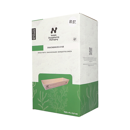 80 Snacktrays, Pappe "NOTPLA" 3,5 cm x 5 cm x 18,5 cm braun 5760 Snacktrays, Pappe "NOTPLA" 3,5 cm x 5 cm x 18,5 cm braun