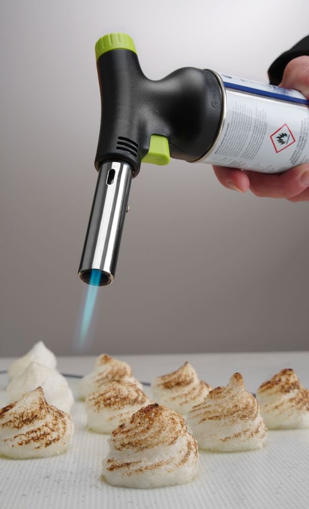 HENDI Jet Crème-Brûlée-Brenner - Set mit Kartusche, HENDI, 175x68x(H)260mm Jet Crème-Brûlée-Brenner - Set mit Kartusche, 175x68x(H)260mm