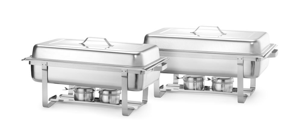 Chafing Dish Gastronorm 1/1, HENDI, Kitchen Line, 9L, 2 Stk., 600x358x(H)295mm Chafing Dish Gastronorm 1/1, HENDI, Kitchen Line, 9L, 2 Stk., 600x358x(H)295mm