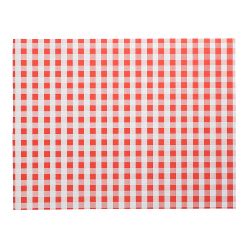 42000 Tischsets, Papier 30 cm x 40 cm rot "Vichy Karo"
