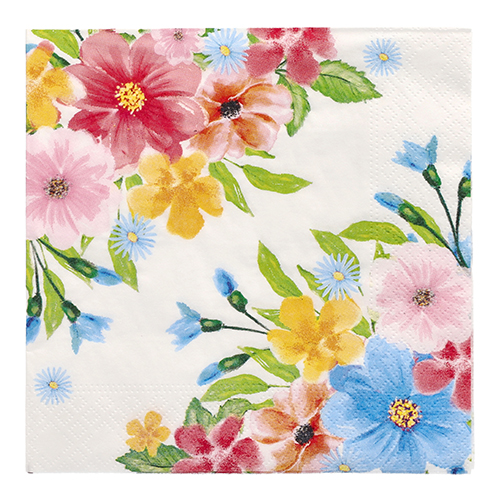 21600 Servietten, 3-lagig 1/4-Falz 33 cm x 33 cm "Beginning of Spring"