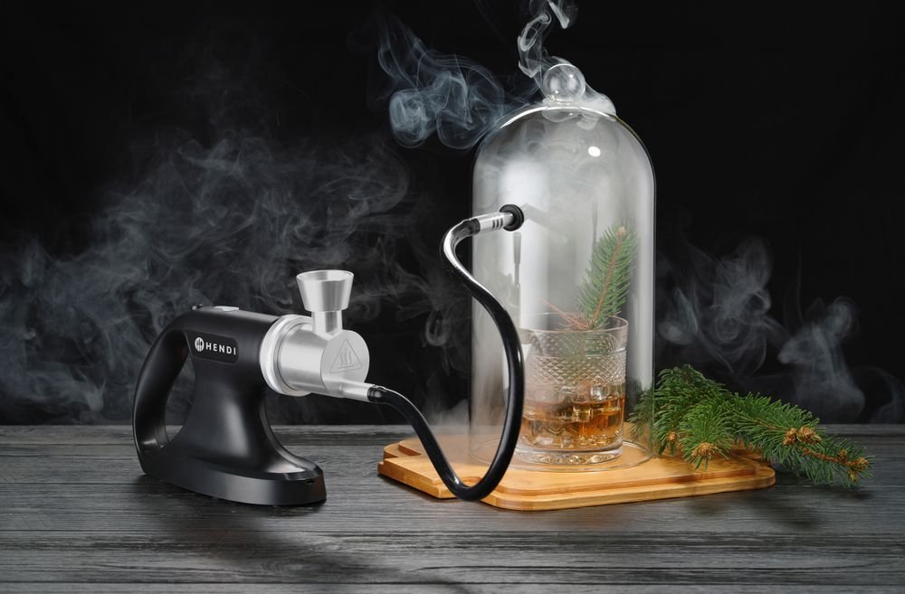 Räucherpistole - 3 Geschwindigkeitsstufen, HENDI, 215x70x(H)160mm Räucherpistole - 3 Geschwindigkeitsstufen, 215x70x(H)160mm