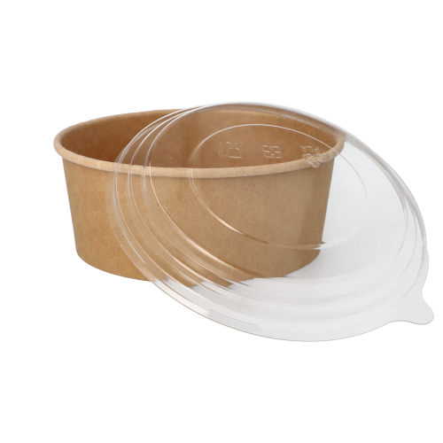 3000 Salatschalen, Pappe rund 750 ml Ø 15 cm · 6 cm braun