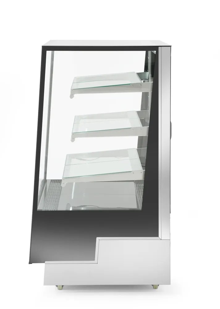 Kühlvitrine mit 3 geneigten Regalen, Arktic, 300L, 230V/480W, 650x833x(H)1460mm Kühlvitrine mit 3 geneigten Regalen, Arktic, 300L, 230V/480W, 650x833x(H)1460mm