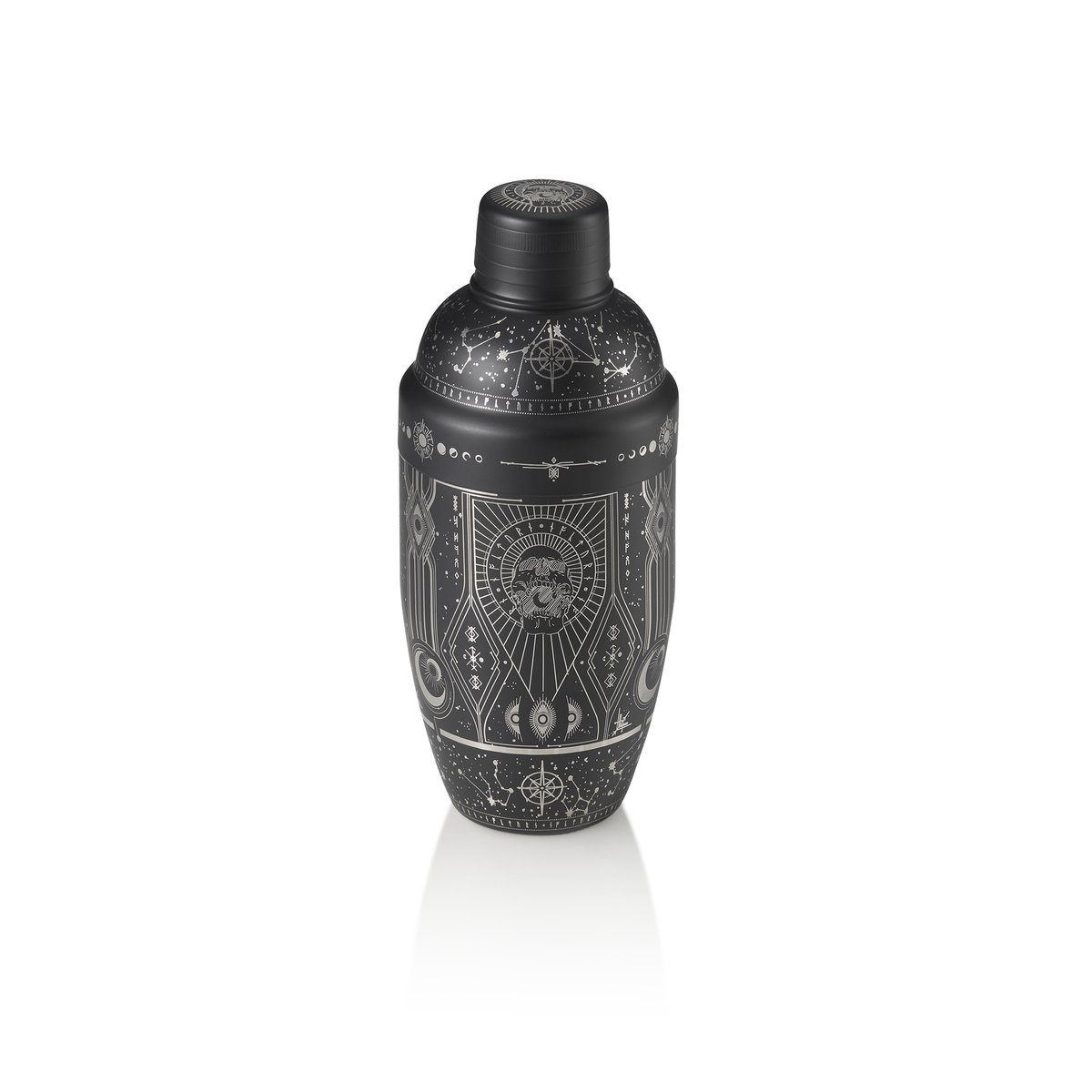 Shaker Tattoo NOCTURN, 0,5 ltr., Ø 8,5 cm, schwarz, gold