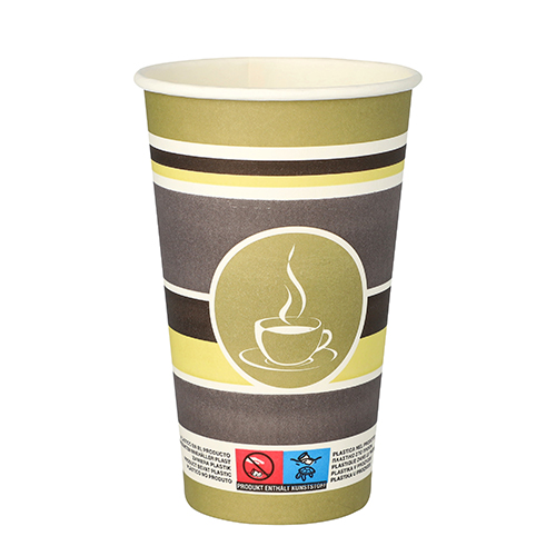 8000 Trinkbecher, Pappe "To Go" 0,4 l Ø 9 cm · 13,9 cm