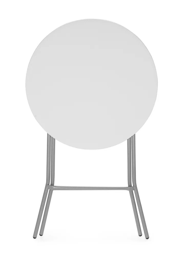 Bar-Stehtisch, AmerBox, Max. Last 80 kg., Weiß, ⌀800x(H)1100mm Bar-Stehtisch, AmerBox, Max. Last 80 kg., Weiß, ⌀800x(H)1100mm