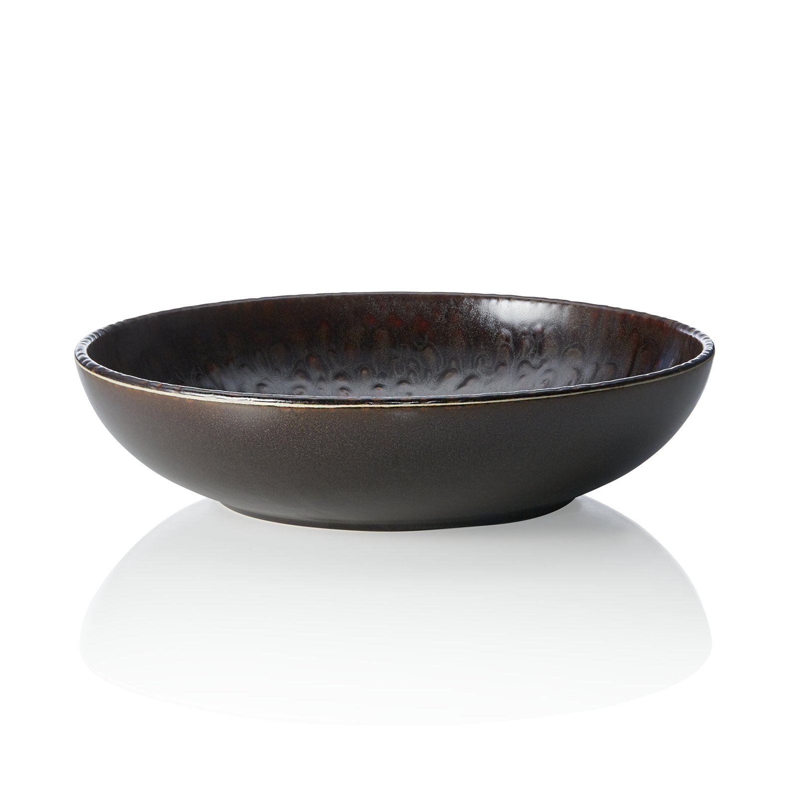 Schale ROCKZZERO, Ø 28 cm, 2 ltr., metallic brown, Steinzeug