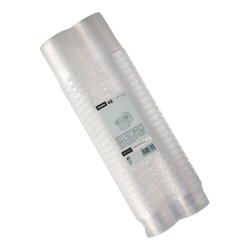15360 Feinkostbecher, PP rund 120 ml Ø 6,9 cm · 5,1 cm transparent mit Originalitätsverschluss