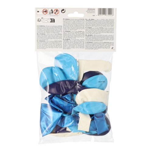 22400 Luftballons Ø 25 cm farbig sortiert "Blue-Mix"